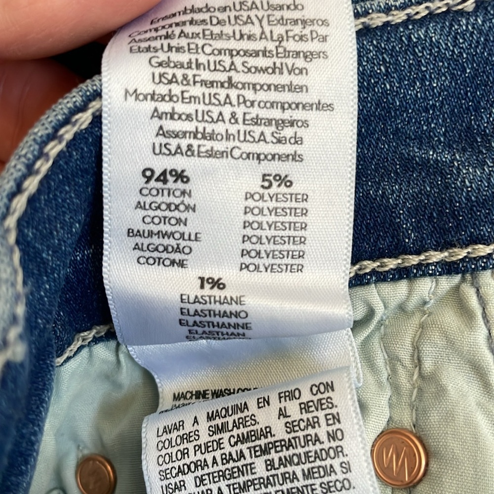 New Mother The Insider Crop Step Fray Jeans - Picture 6 of 8